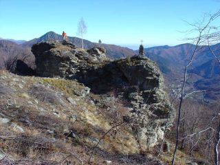 Rilievi con stazione alla Roccia Pivò ai Pianass