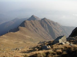 Le creste di salita per il Barone.