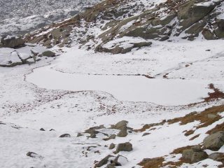 il Lago Fertà ghiacciato