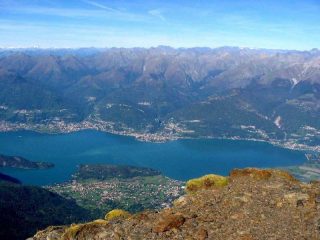 Vista sul lago dalla cima