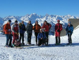 foto del gruppo in punta nei pressi del Forte Gondran