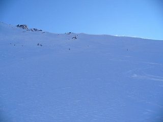 Pendii finali a nord