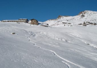 la punta Palasina e a sinistra il colletto