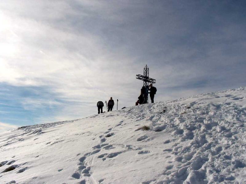 La croce di vetta