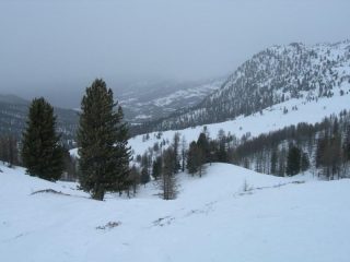 I dolci pendii della parte centrale