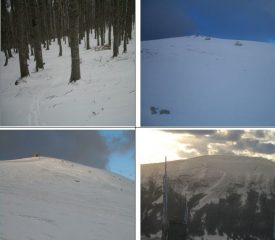 In basso a dx:panorama desolante del Rotella