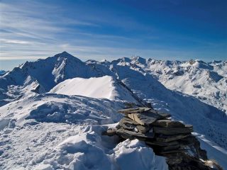 Monte Enchastraye dalla cima