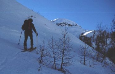 pendii sostenuti per l'acceso al vallone Armina