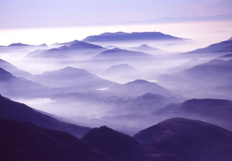 Dalla vetta del Garzirola panorama sul luganese