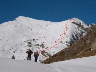 il pendio finale