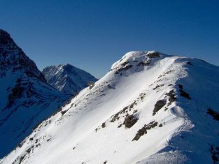 La cresta finale della vetta