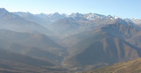 Dal Druina sguardo verso la Valle di Viù.