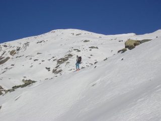Sergio prima del pendio finale