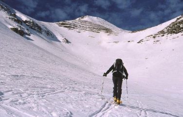 il vallone di salita al Col du Crachet che si trova sulla sinistra