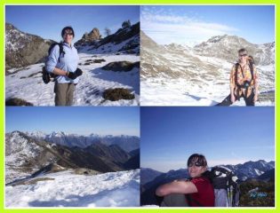 Quadretto foto verso il Mont Ros