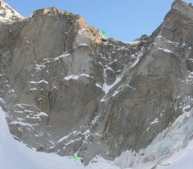 la via di salita