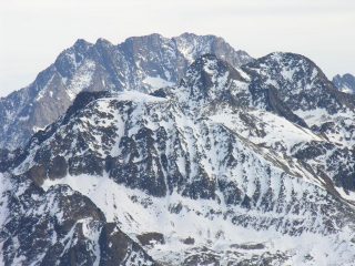 panorami dalla cima : il Gruppo dell'Argentera (21-1-2007)