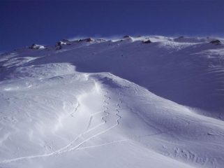 Le uniche curve fatte con sullo sfondo la bufera.