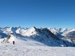 Dal Cugulet la cresta verso Monte Nebin