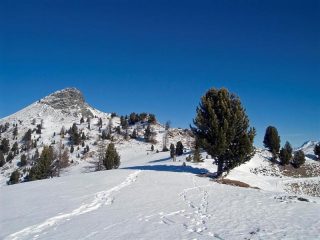 monte courbion salendo al colle begino