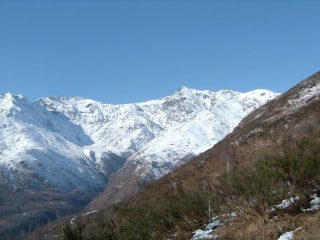 Panorama sulla Quinzeina, salendo al M. Calvo