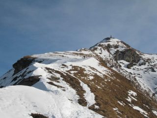 Le condizioni del tratto finale della cresta