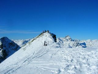 Solo in vetta scarseggia la neve