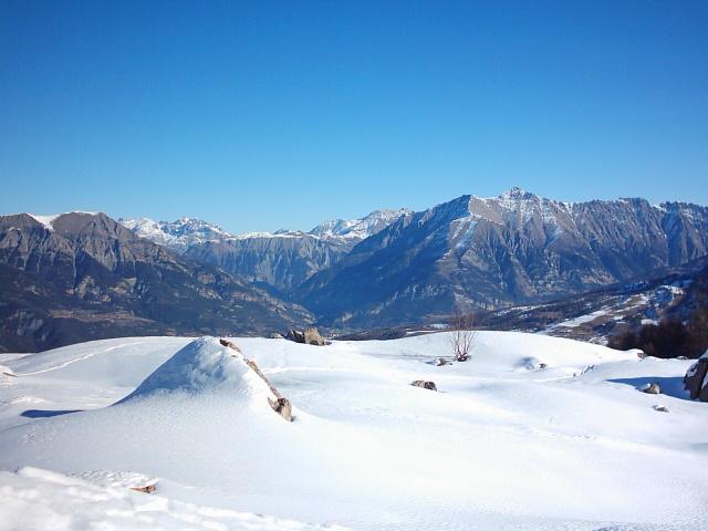 la valle dell'ubaye dalla via di salita