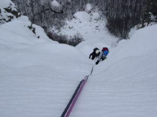 L'uscita dal parafulmine.