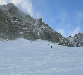 In discesa nel tratto ripido