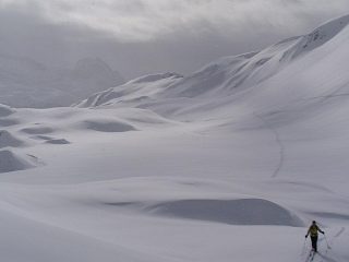 Ombre e luci su polvere scintillante