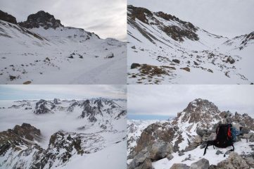 Vallone dell'Oronaye, vallone di Vanclava, vista verso la Val Maira, vetta