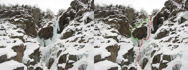 The overview from the botton and red line to follow.