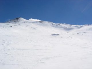 Pendii superiori sul versante nord dell'Etna