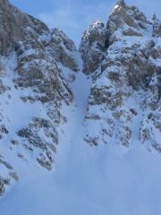 canale in prossimità dell'attacco del conoide