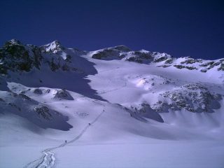 Verso la cima