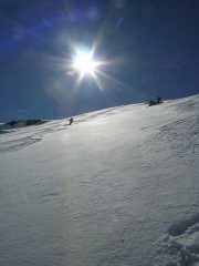 Splendida neve all'Arp Vieille...