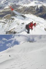 1 dal Pic verso la prima punta raggiunta 2 farina