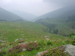 veduta dell'anfiteatro morenico di Palè