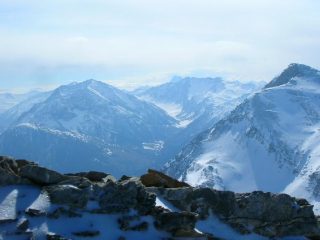la valle di tures  e lo charberton  dalla vetta