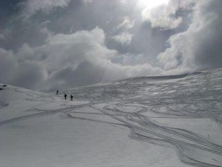 parte alta del percorso, quota 2600 circa.