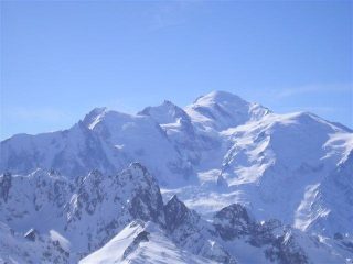 il gruppo del Bianco visto dalla cima.