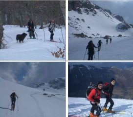 Salita: in alto a sx Claudio Persio e Vittoria,in basso a dx Pasquale Scarpitti.