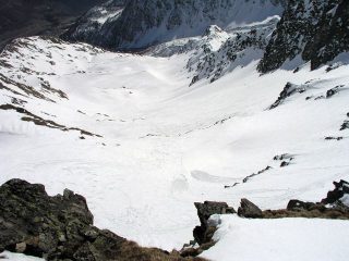 Dalla cima verso le baite di Rossbodestafel