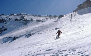 parte alta della discesa
