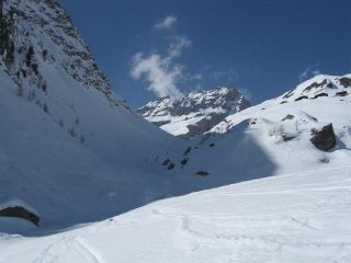 in discesa: subito sotto Kummenalp