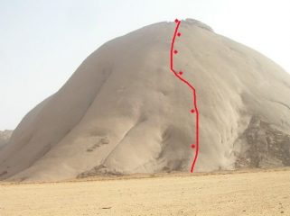 il tracciato  della via nomade