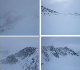 1)la vetta 2)il colletto a dx della vetta 3)il Pic dels Pedrons 4)i Pics de Fontnegra