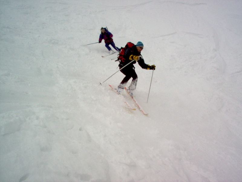 il guru e Fede scatenati sulla combe à Marion