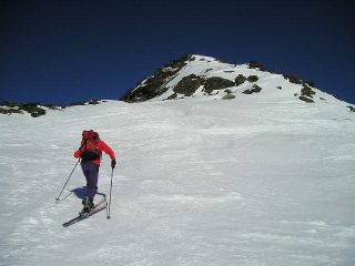 la cima si avvicina